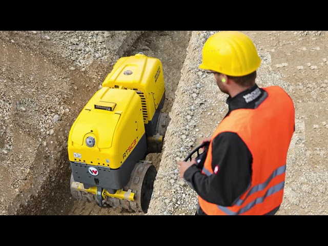 articulated trench roller remote control